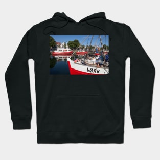 Fishing boats, Alter Strom, Warnemünde, Rostock, Mecklenburg-Western Pomerania Boats, Alter Strom, Warnemünde, Rostock, Mecklenburg-Western Pomerania Hoodie